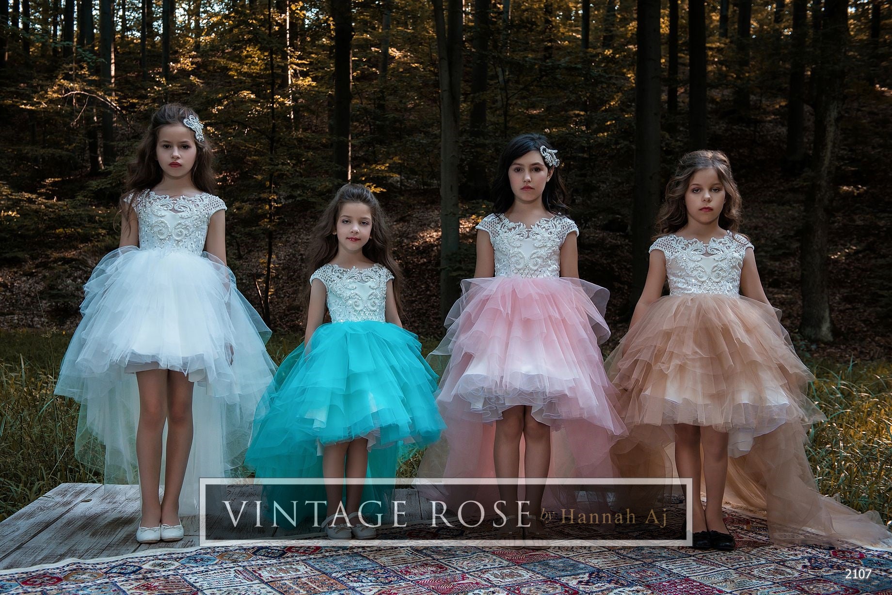 Vintage rose hannah aj top